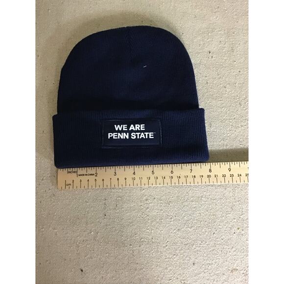 Penn State Knit Hat One Size Blue NWOT  “We are Penn State “ Beenie  Warm hat - Picture 6 of 9